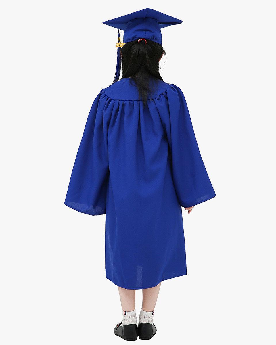 Matte Kindergarten Cap, Gown & Tassel Package – 12 Colors Available - Graduation Seller