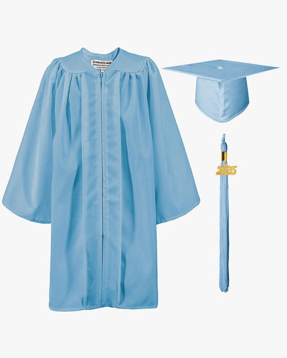Matte Kindergarten Cap, Gown & Tassel Package – 12 Colors Available - Graduation Seller