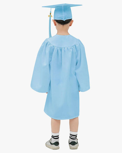 Matte Kindergarten Cap, Gown & Tassel Package – 12 Colors Available - Graduation Seller