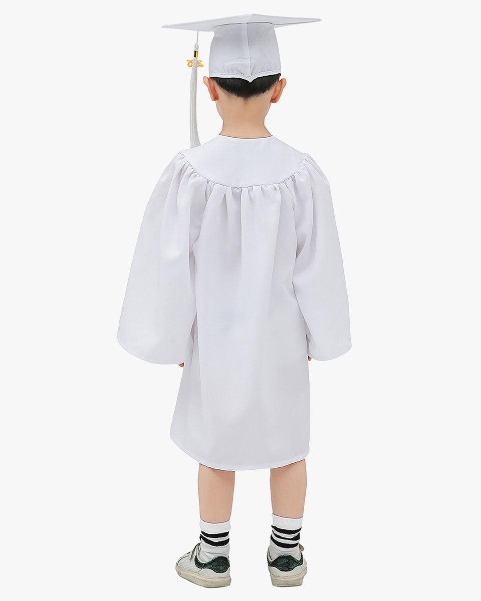 Matte Kindergarten Cap, Gown & Tassel Package – 12 Colors Available - Graduation Seller
