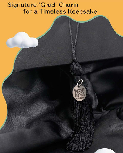 Soft Satin NICU Graduate Baby Cap and Gown Set - 3 Colors Available - Graduation Seller