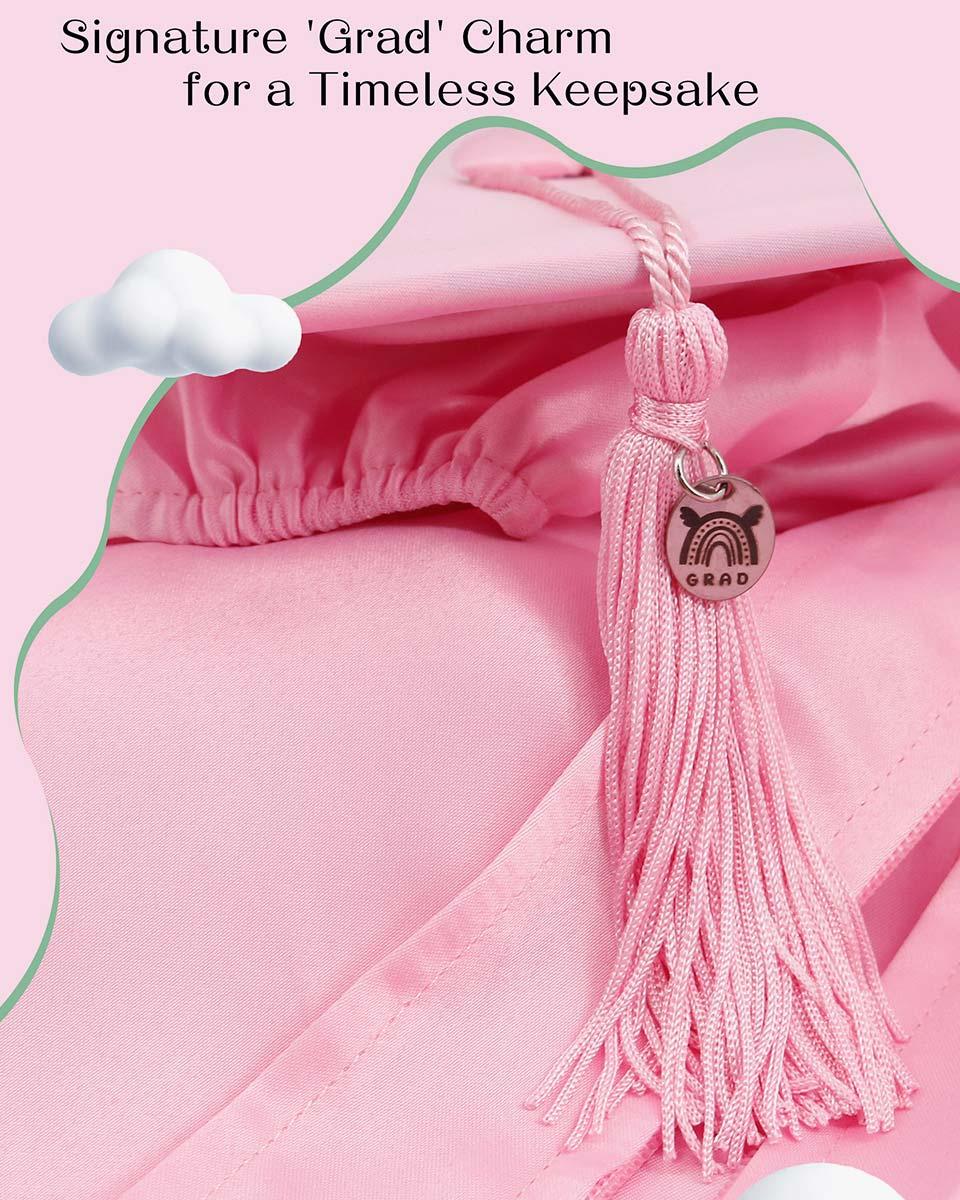 Soft Satin NICU Graduate Baby Cap and Gown Set - 3 Colors Available - Graduation Seller