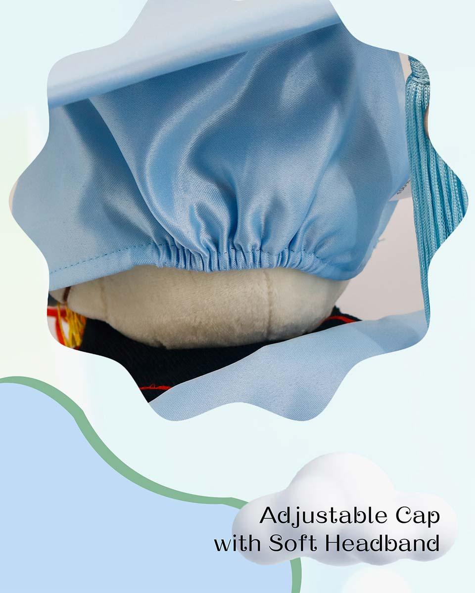 Soft Satin NICU Graduate Baby Cap and Gown Set - 3 Colors Available - Graduation Seller