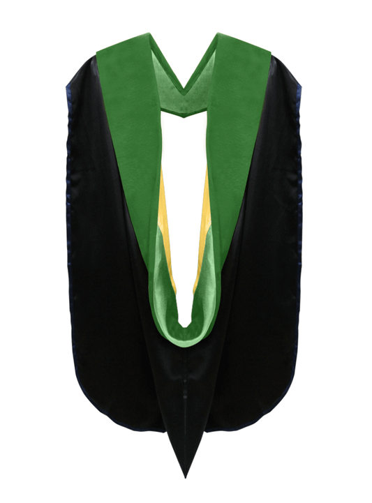 Doctor of Medicine Hood - Kelly Green & Gold - Graduation Seller