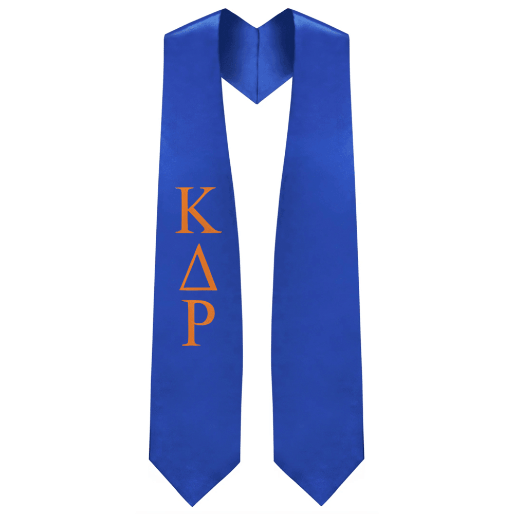 Kappa Delta Rho Greek Lettered Stole - Graduation Seller