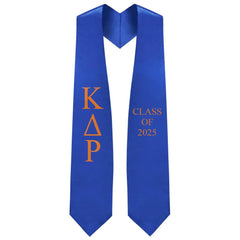 Kappa Delta Rho Lettered Stole w/ Year