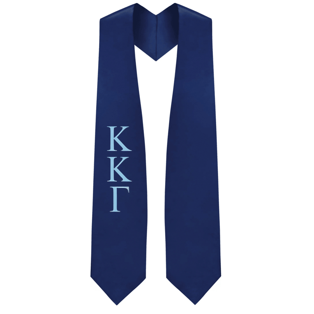 Kappa Kappa Gamma Greek Lettered Stole - Graduation Seller