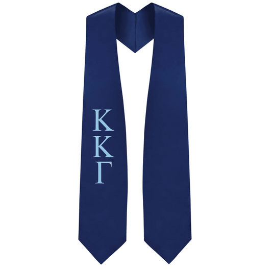 Kappa Kappa Gamma Greek Lettered Stole - Graduation Seller