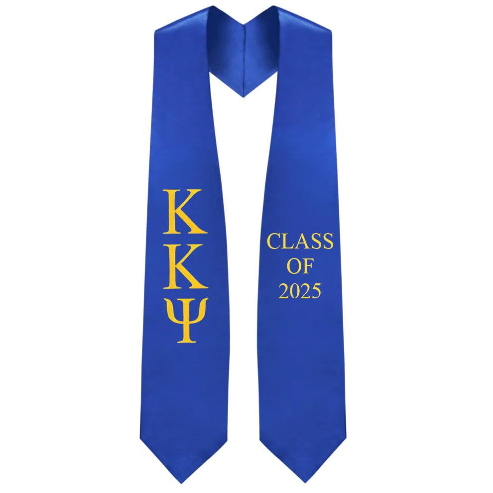 Kappa Kappa Psi Lettered Stole W/ Year - Graduation Seller