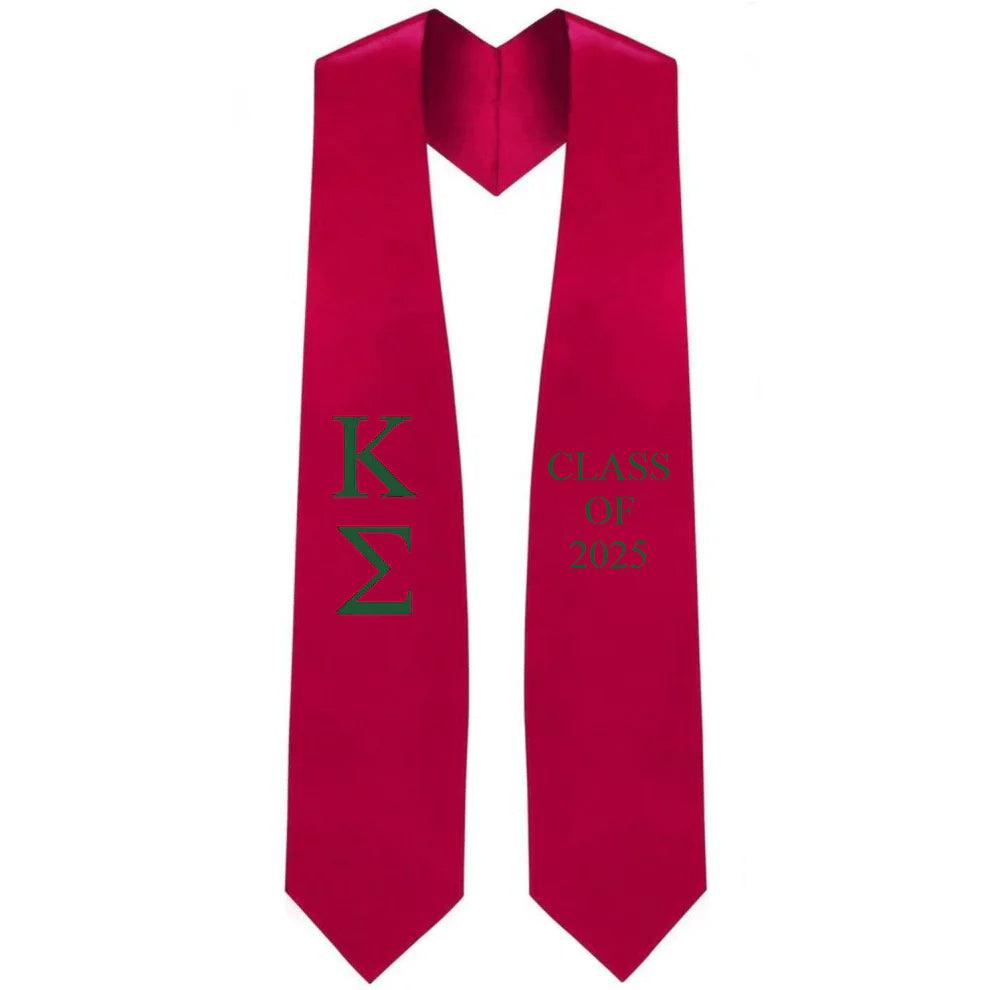 Kappa Sigma Lettered Stole w/ Year - Graduation Seller