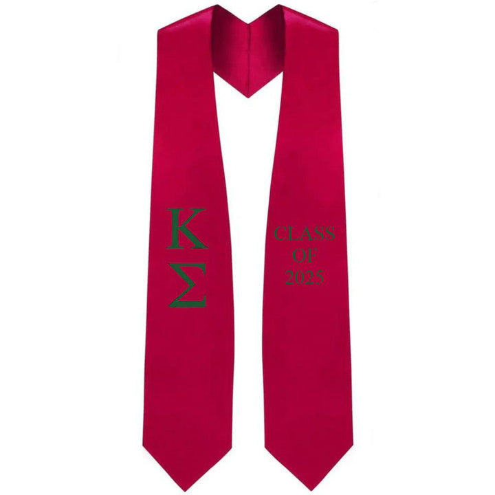 Kappa Sigma Lettered Stole w/ Year - Graduation Seller