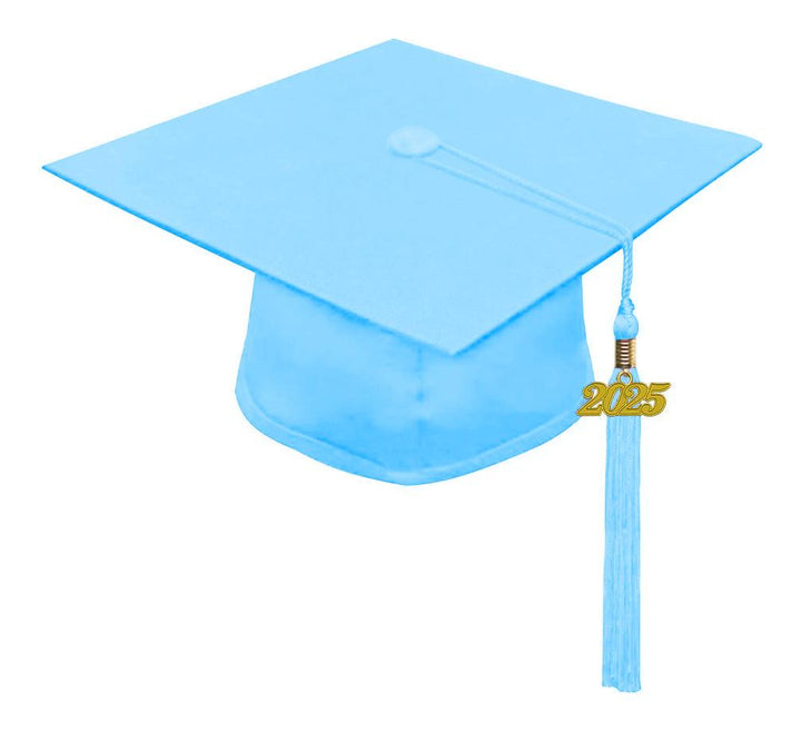 Matte Light Blue Kindergarten/Preschool Cap & Tassel - Graduation Seller