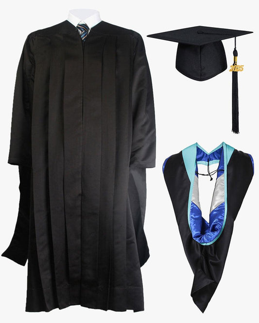Deluxe Master Cap Gown & Hood Package - Graduation Seller