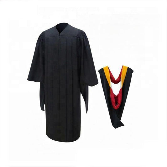 Deluxe Masters Graduation Gown & Hood Package - Graduation Seller