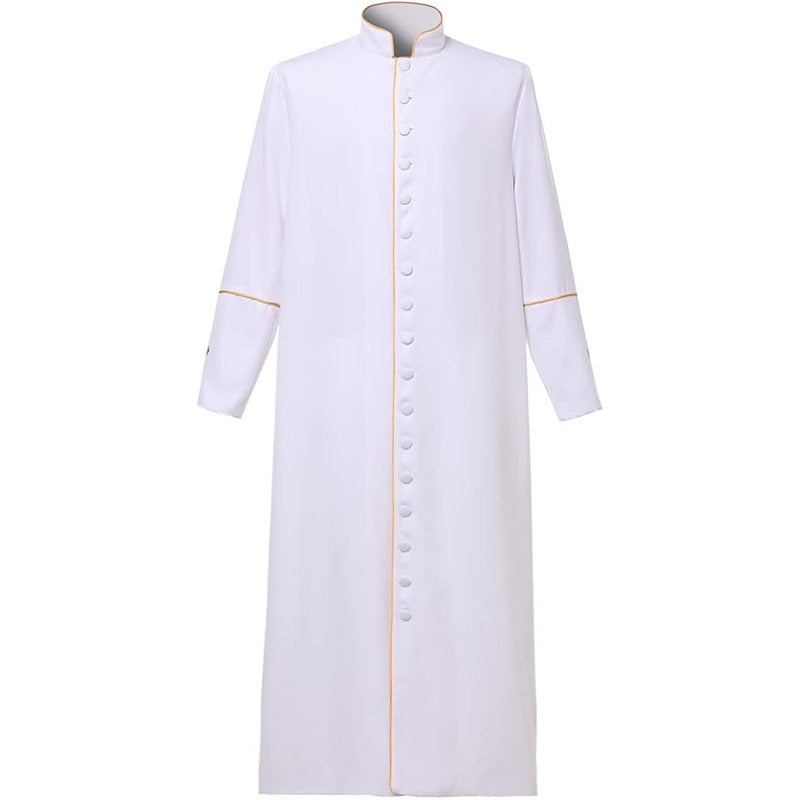 Clergy cassock robe color variant display
