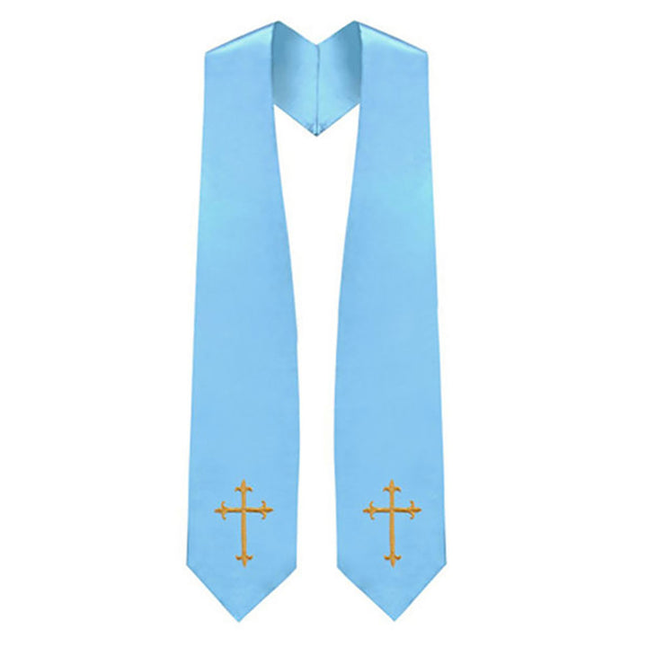 Clergy graduation stole worn display