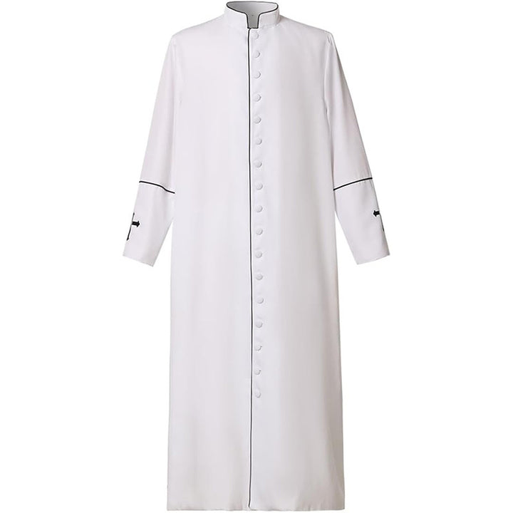 Clergy cassock robe detail view