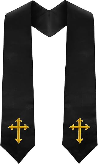 Clergy graduation stole color option display