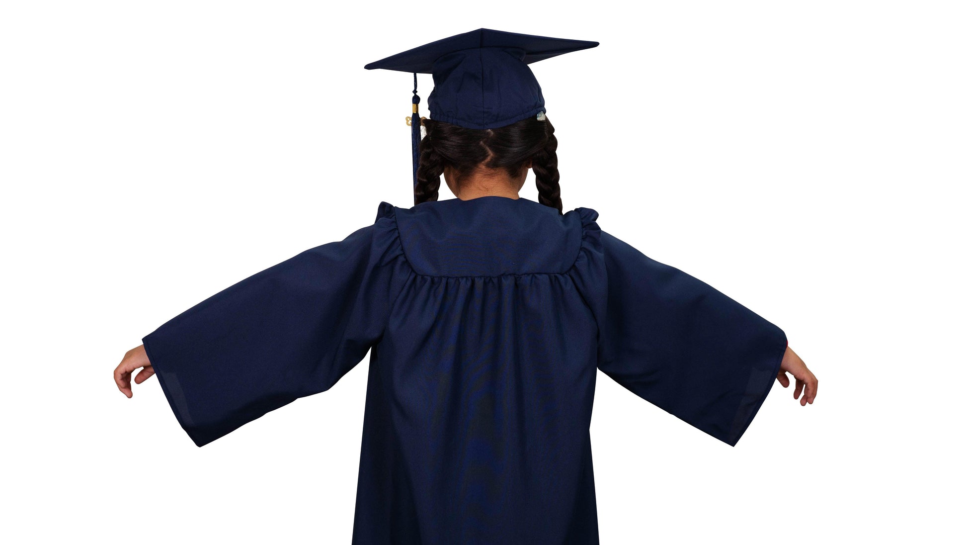 Matte Navy Blue Kindergarten/Preschool Graduation Cap & Gown - Graduation Seller
