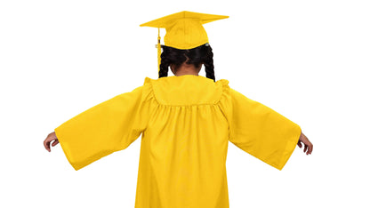 Matte Gold Kindergarten/Preschool Cap & Gown - Graduation Seller