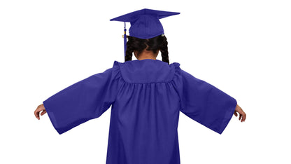 Matte Purple Kindergarten/Preschool Cap & Gown - Graduation Seller
