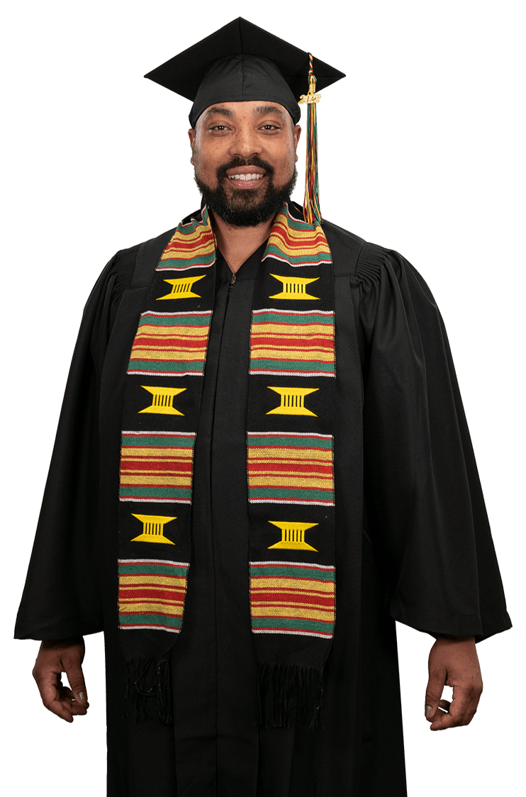 Kente Graduation Kente Stole, Handwoven Kente Sash Cloth - Graduation Seller