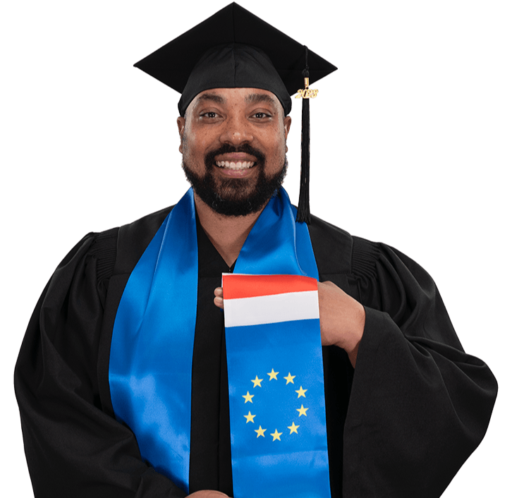 Cape Verde Graduation Stole - Cape Verde Flag Sash - Graduation Seller