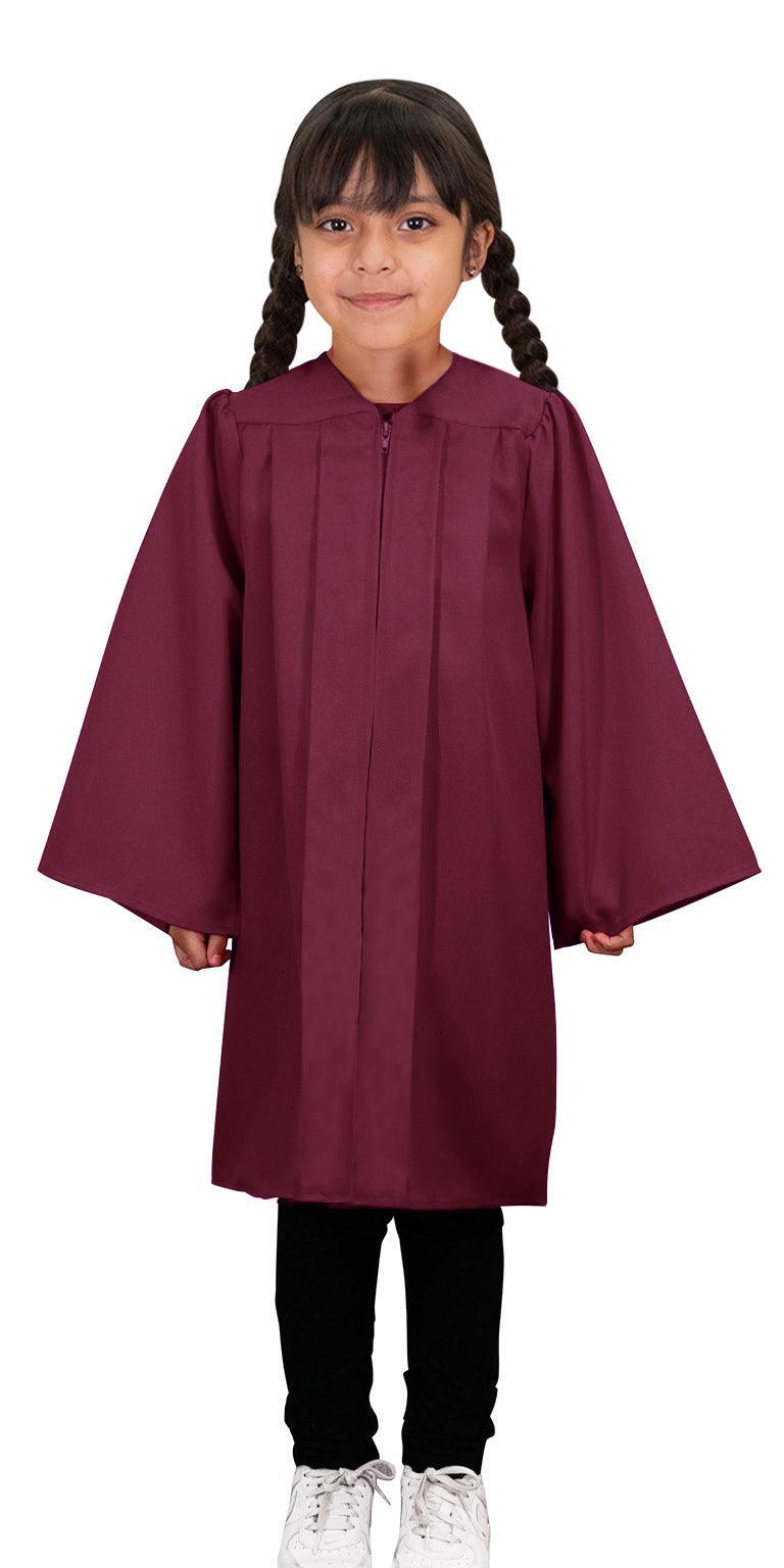 Matte Maroon Kindergarten/Preschool Gown - Graduation Seller