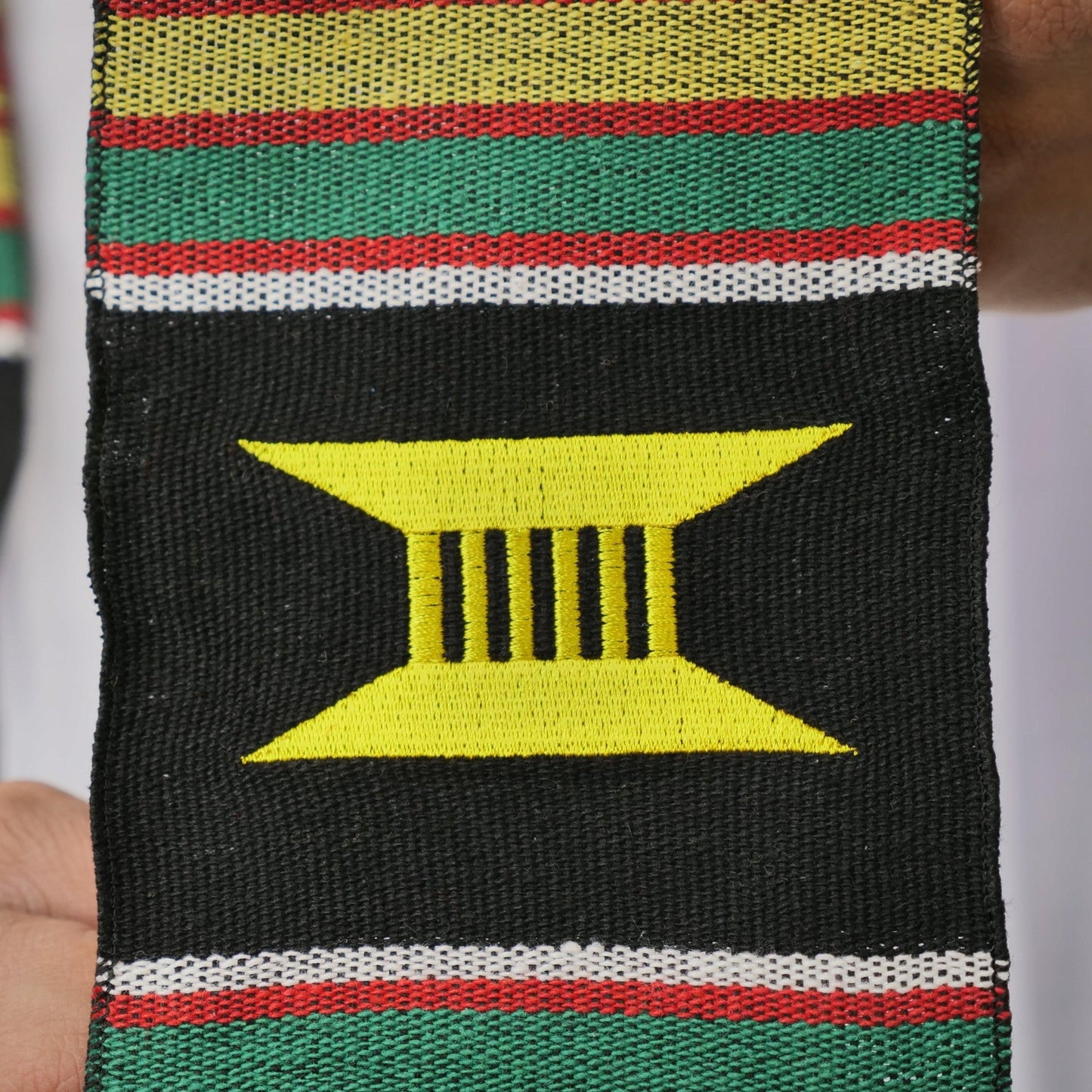 Kente Graduation Kente Stole, Handwoven Kente Sash Cloth - Graduation Seller