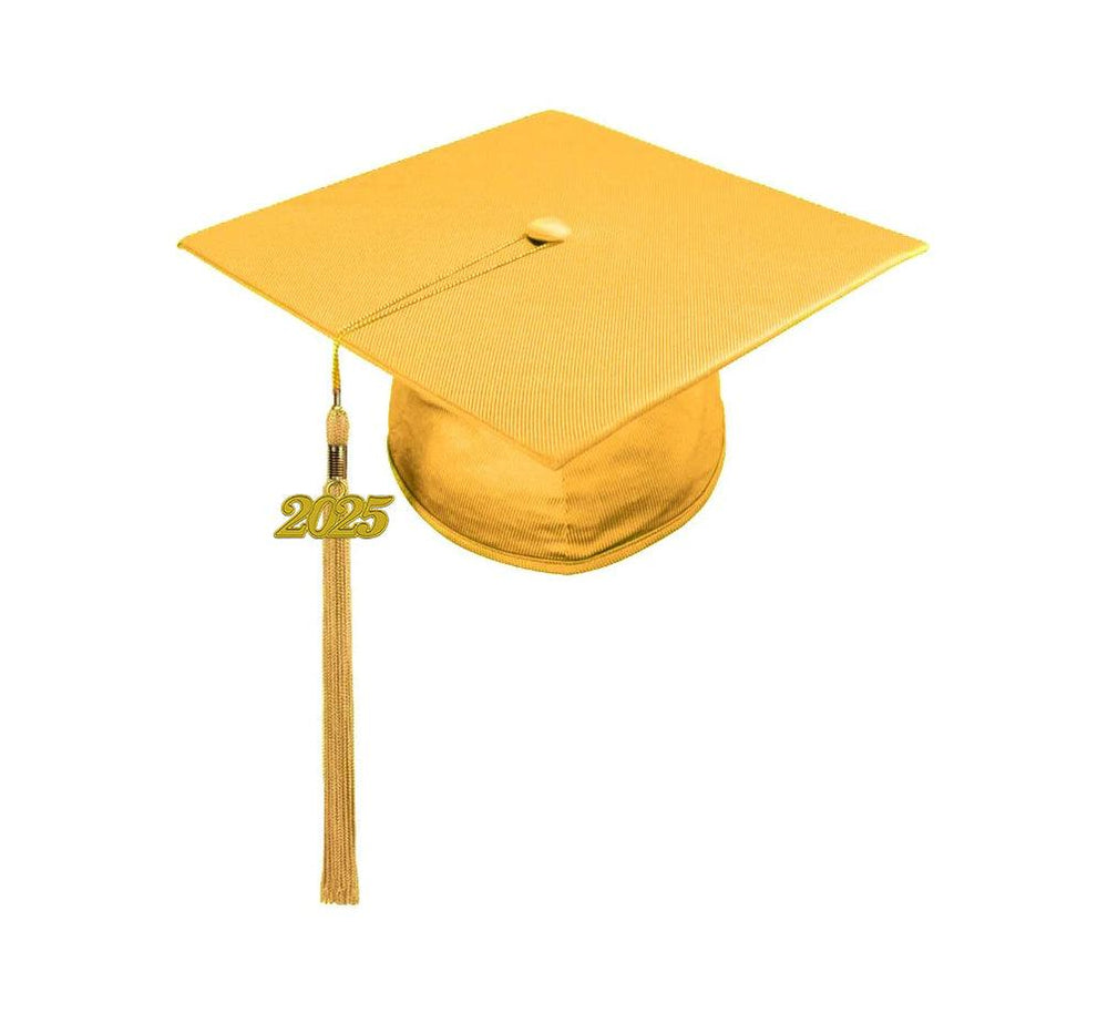 Shiny Antique Gold High School Cap & Tassel - Graduation Seller