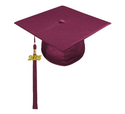 Shiny Maroon Elementary Cap & Gown - Graduation Seller