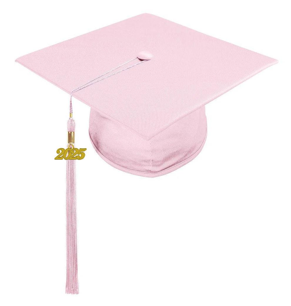 Shiny Pink Kindergarten/Preschool Cap & Tassel - Graduation Seller