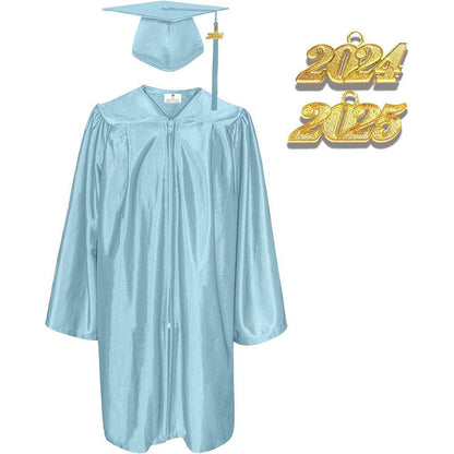 12 Colors Shiny Kindergarten/Preschool Graduation Cap and Gown - Graduation Seller