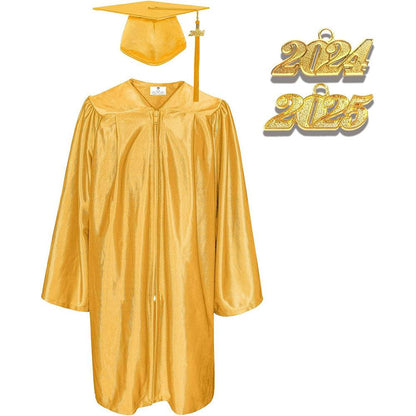 12 Colors Shiny Kindergarten/Preschool Graduation Cap and Gown - Graduation Seller