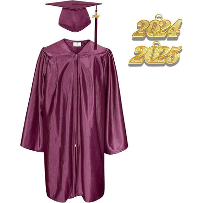 12 Colors Shiny Kindergarten/Preschool Graduation Cap and Gown - Graduation Seller
