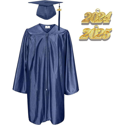 12 Colors Shiny Kindergarten/Preschool Graduation Cap and Gown - Graduation Seller