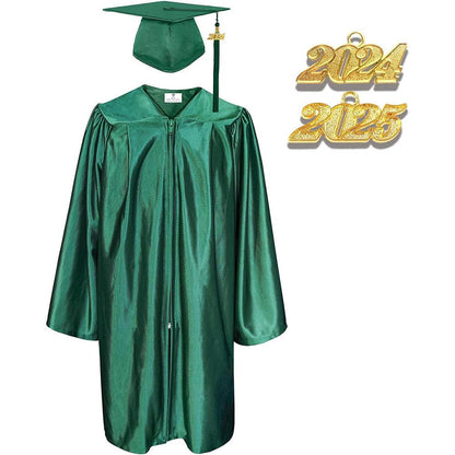 12 Colors Shiny Kindergarten/Preschool Graduation Cap and Gown - Graduation Seller
