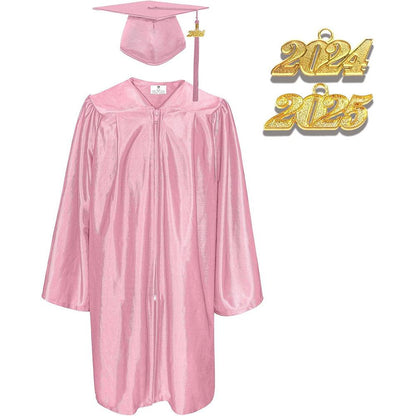 12 Colors Shiny Kindergarten/Preschool Graduation Cap and Gown - Graduation Seller