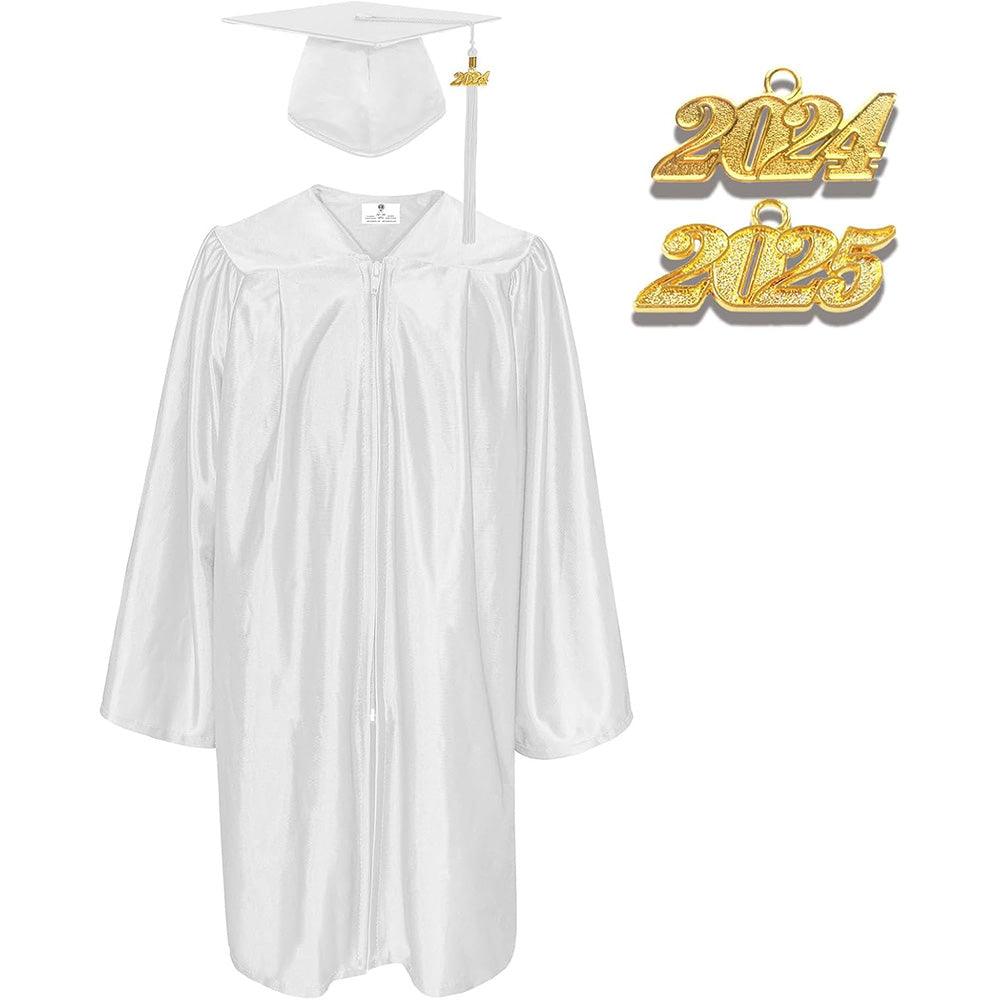 12 Colors Shiny Kindergarten/Preschool Graduation Cap and Gown - Graduation Seller