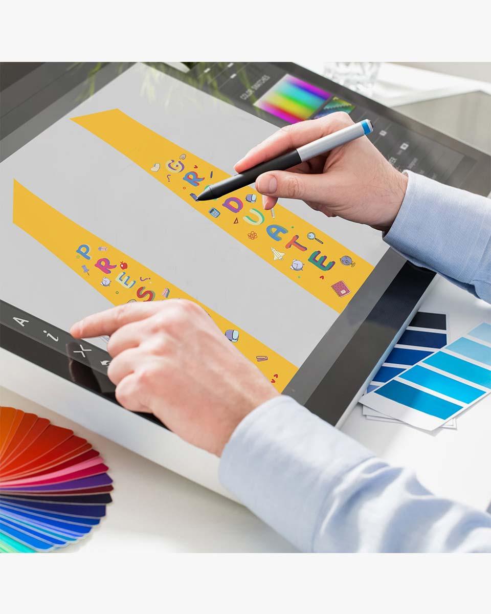 Preschool Graduation Printed Kids Sash Stole – 3 Colors Available - Graduation Seller