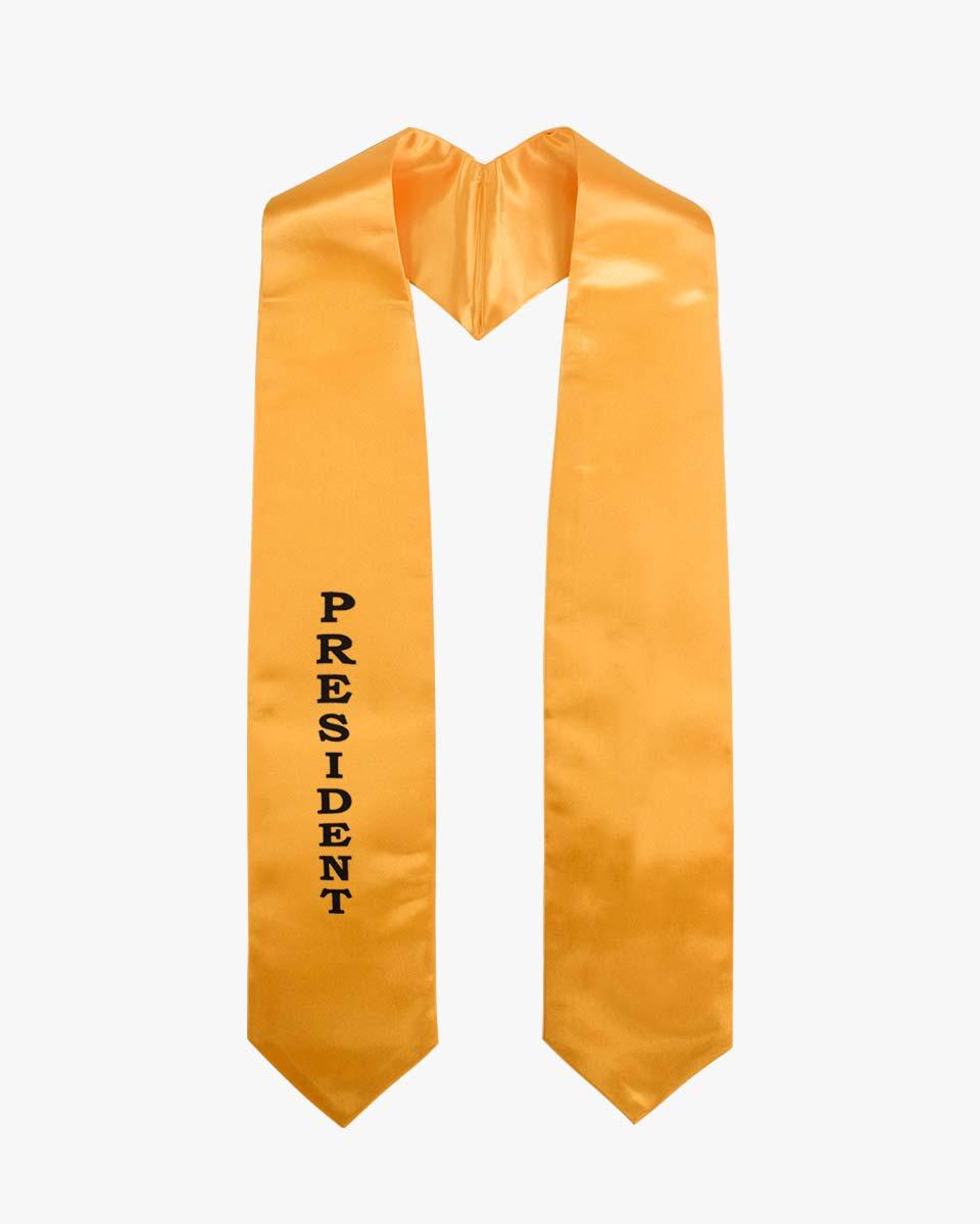 Gold Imprinted stole - 4 Styles Availble - Graduation Seller