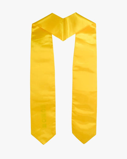 Gold Imprinted stole - 4 Styles Availble - Graduation Seller