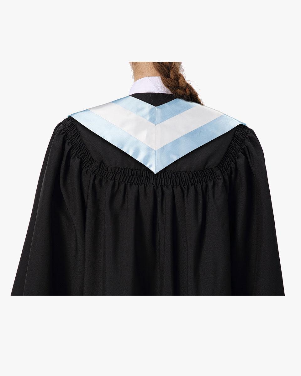 17 Country Flag Graduation Stoles Embroidery Sashes for Study Aboard International Students - Graduation Seller