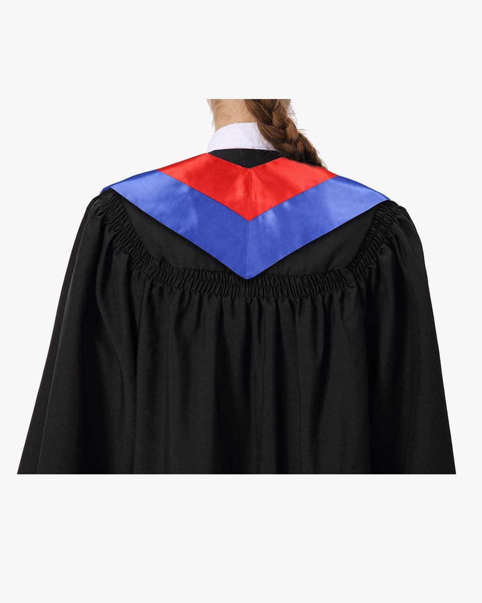 17 Country Flag Graduation Stoles Embroidery Sashes for Study Aboard International Students - Graduation Seller