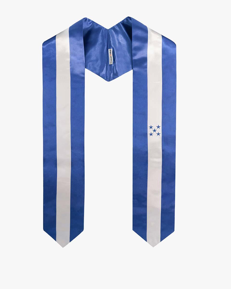 17 Country Flag Graduation Stoles Embroidery Sashes for Study Aboard International Students - Graduation Seller