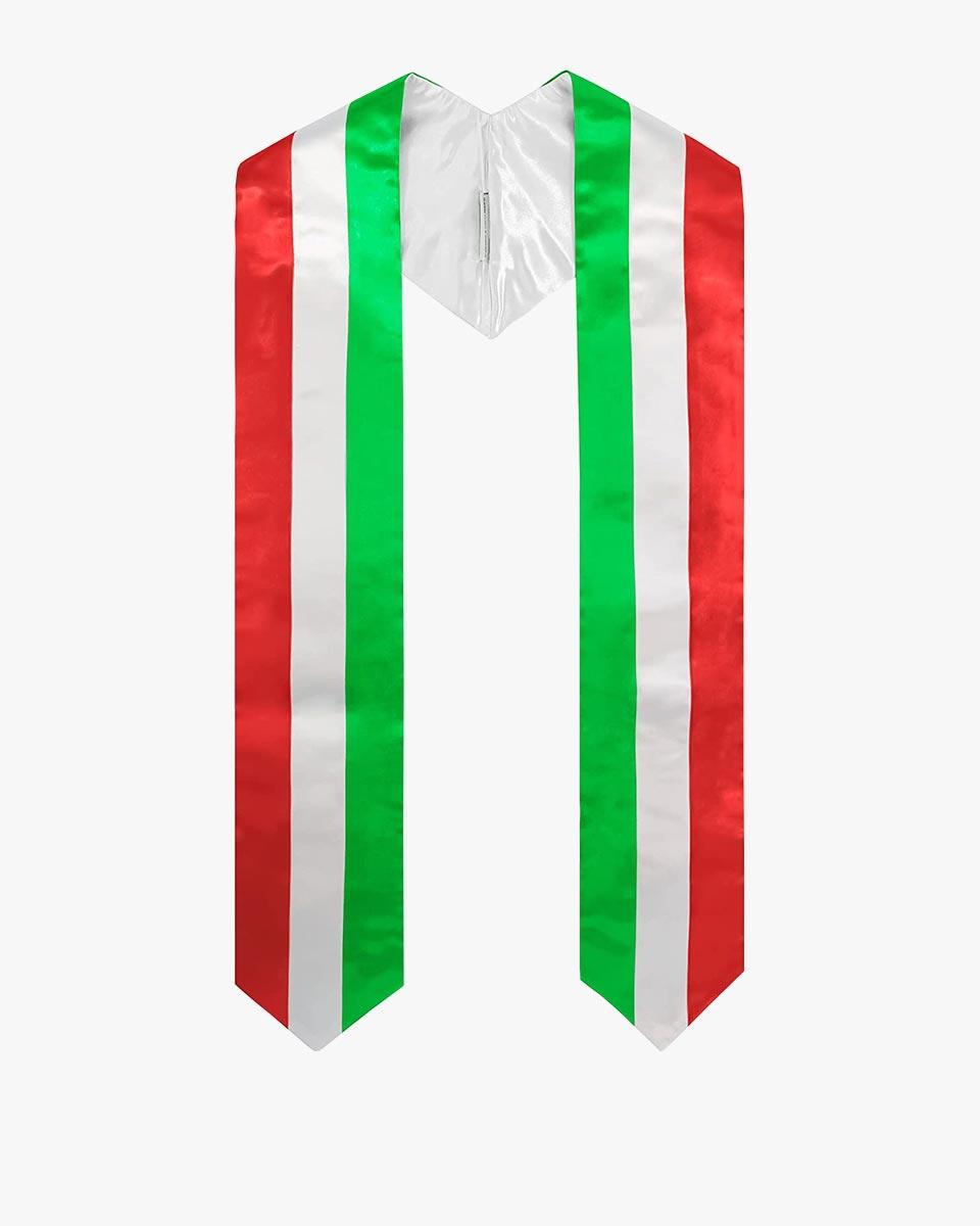 17 Country Flag Graduation Stoles Embroidery Sashes for Study Aboard International Students - Graduation Seller