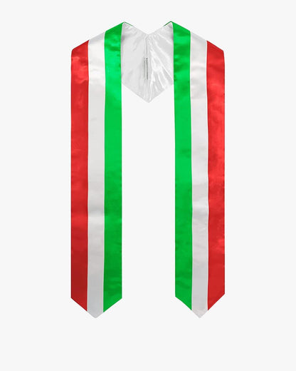 17 Country Flag Graduation Stoles Embroidery Sashes for Study Aboard International Students - Graduation Seller