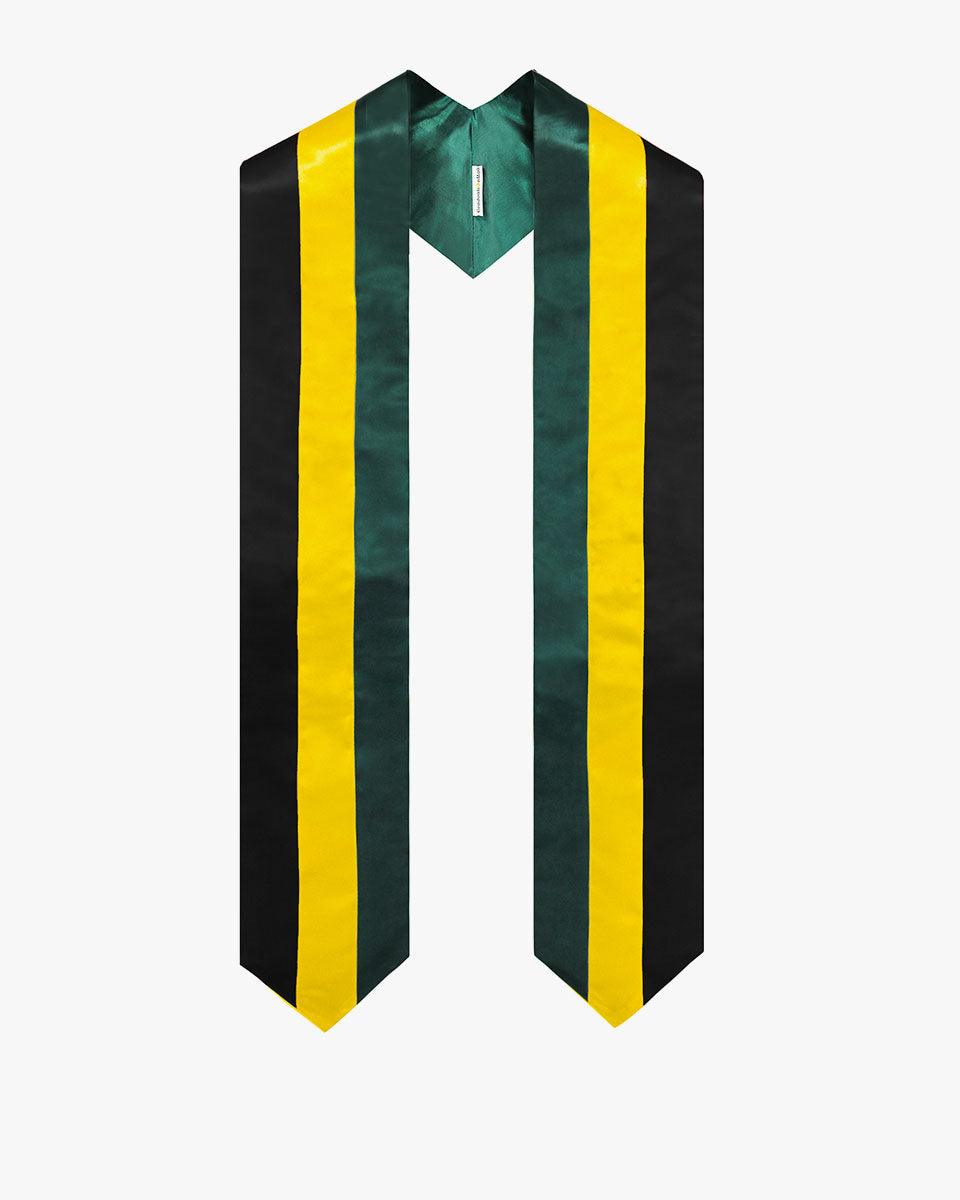 17 Country Flag Graduation Stoles Embroidery Sashes for Study Aboard International Students - Graduation Seller