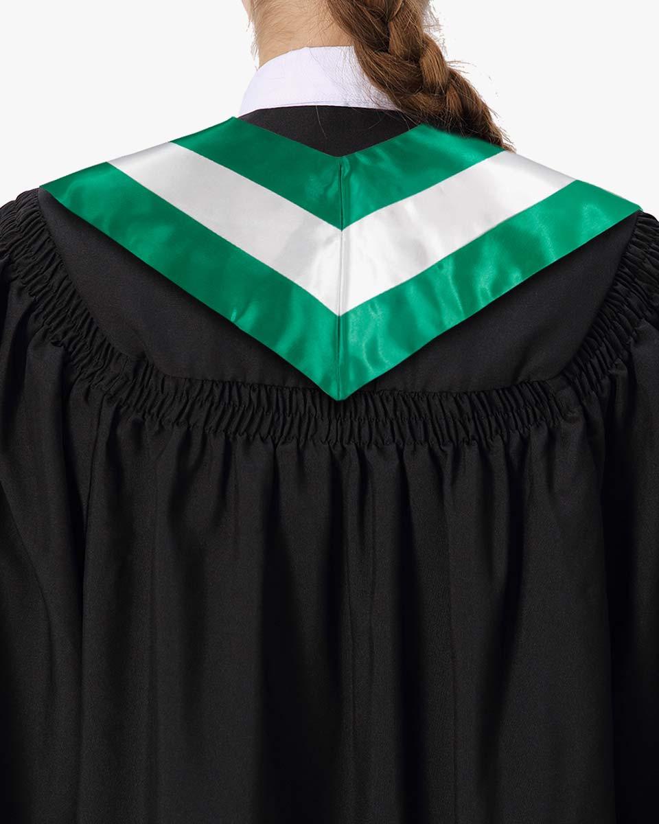 17 Country Flag Graduation Stoles Embroidery Sashes for Study Aboard International Students - Graduation Seller