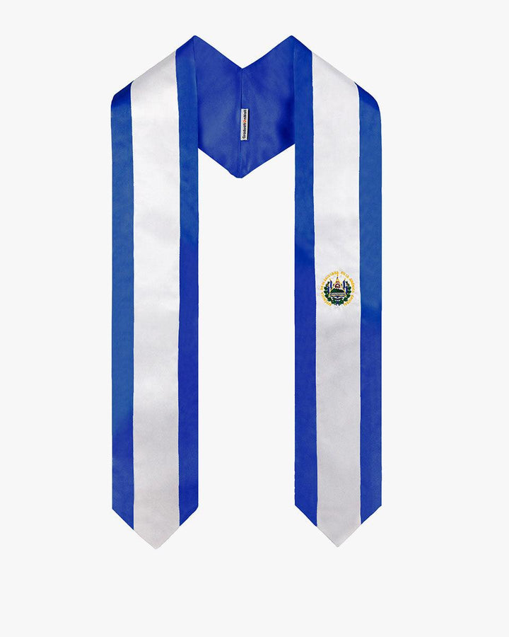 17 Country Flag Graduation Stoles Embroidery Sashes for Study Aboard International Students - Graduation Seller